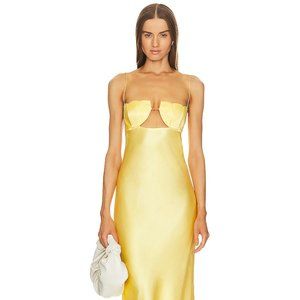 Anna October Tulip Dress Yellow Size Small